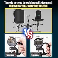 Vista 4 de Rosefray Funda para motocicleta 600D resistente para todas las estaciones, universal, impermeable, protección solar al aire libre, duradera, Negro