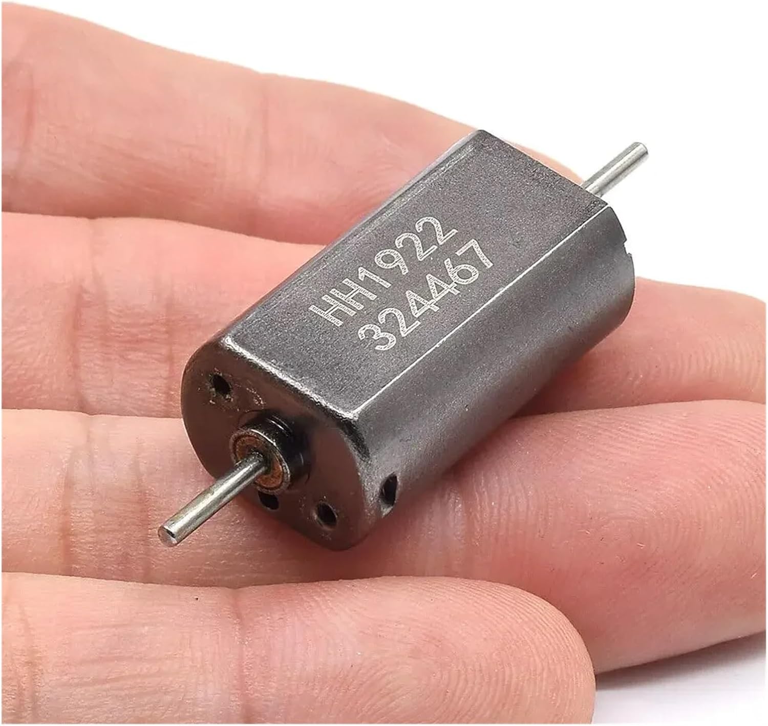 FK-055 5極ローターカーボンブラシ電子スターター 1.5mm デュアルシャフト DC 12V 13700RPM 高速