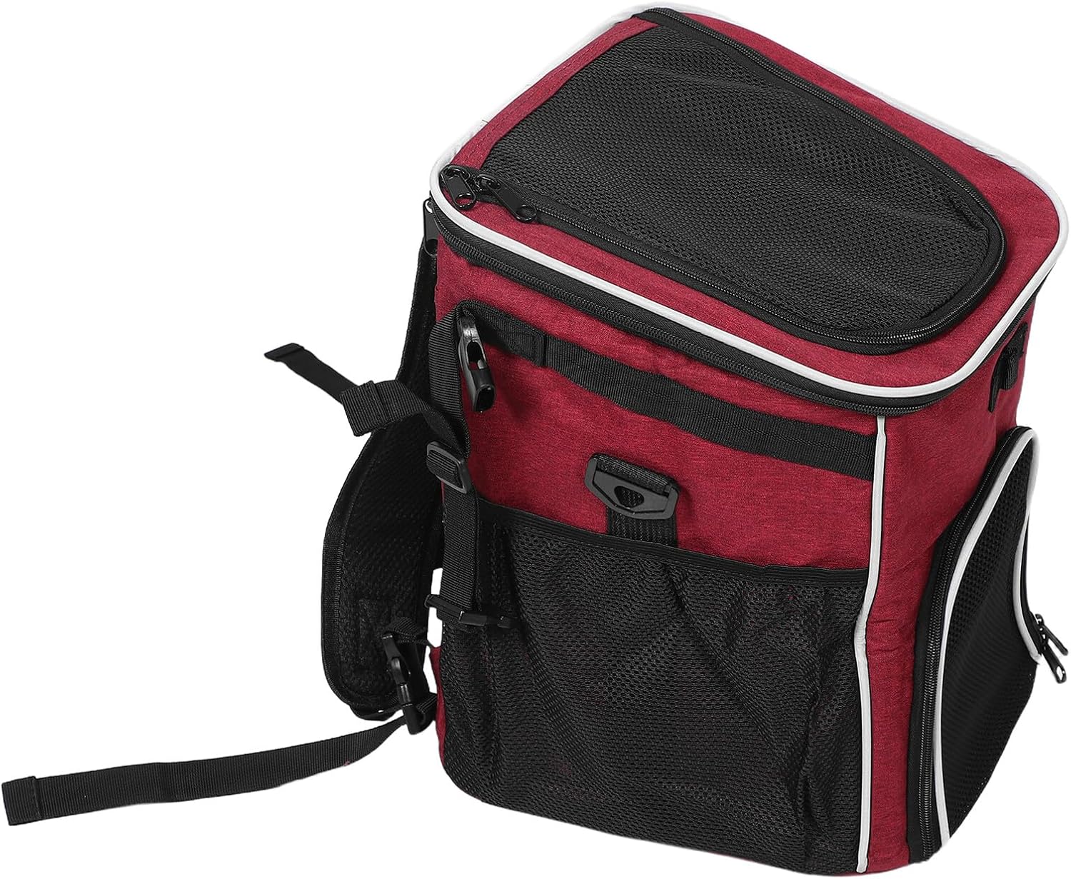 Pet Carrier Backpack Dog Travel Carrier Small Cycling Backpack Removable Portable Outdoor Pet Transport Bag for Dogs and Puppies