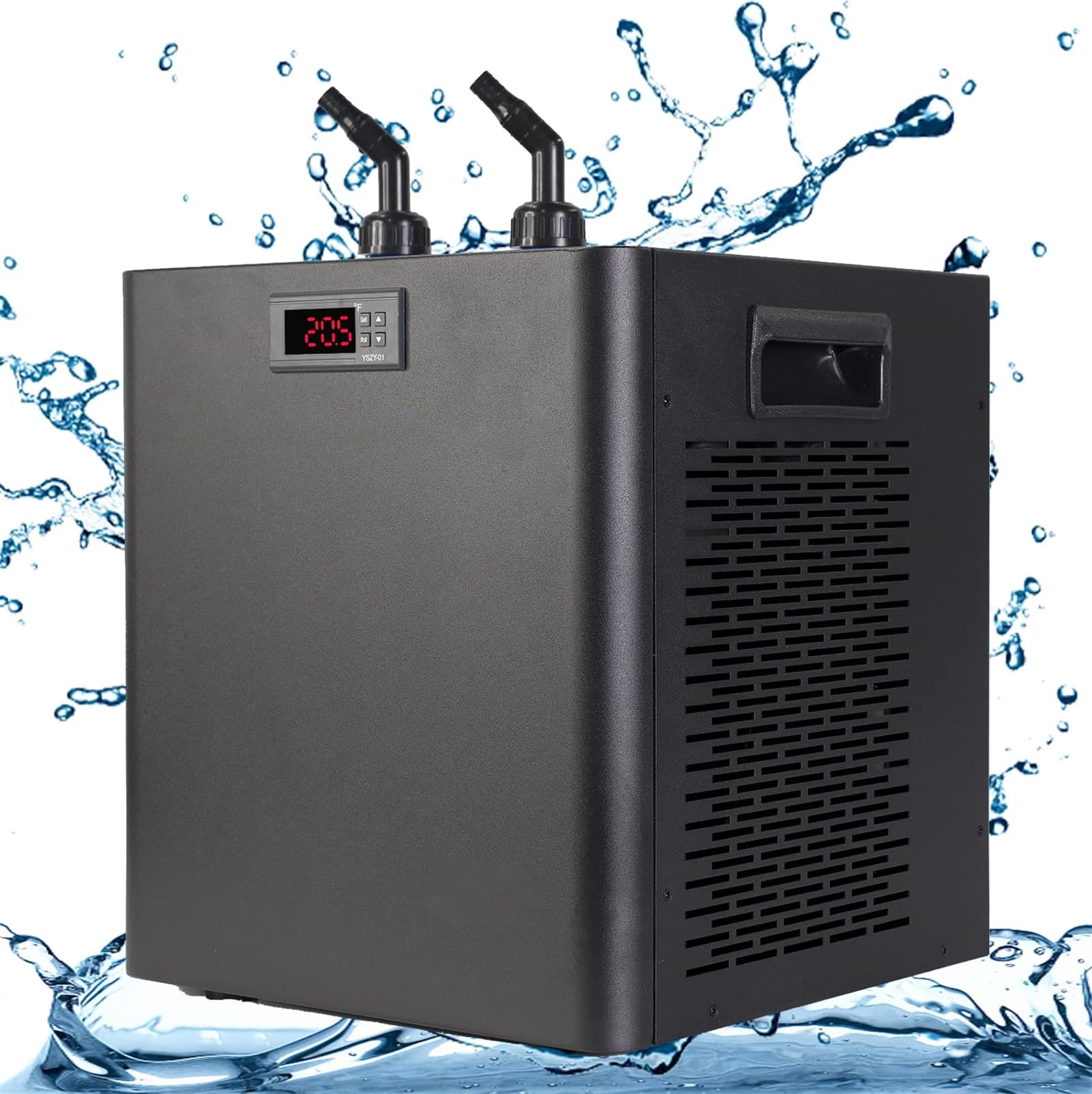 Refrigerador de acuario, enfriador de acuario, acuario, refrigerador, calefacción, máquina, sistema de enfriamiento de acuario para medusas-arrecifes de coral, camarones, plantas de agua