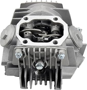 52.4mm Cylinder Head Assembly Kit with Spark Plug Gaskets Compatible with 4 Stroke CRF Lifan 125cc Horizontal Chinese TaoTao Coolster 110cc Engine ATV Go Kart Dirt Bike Motorcycle