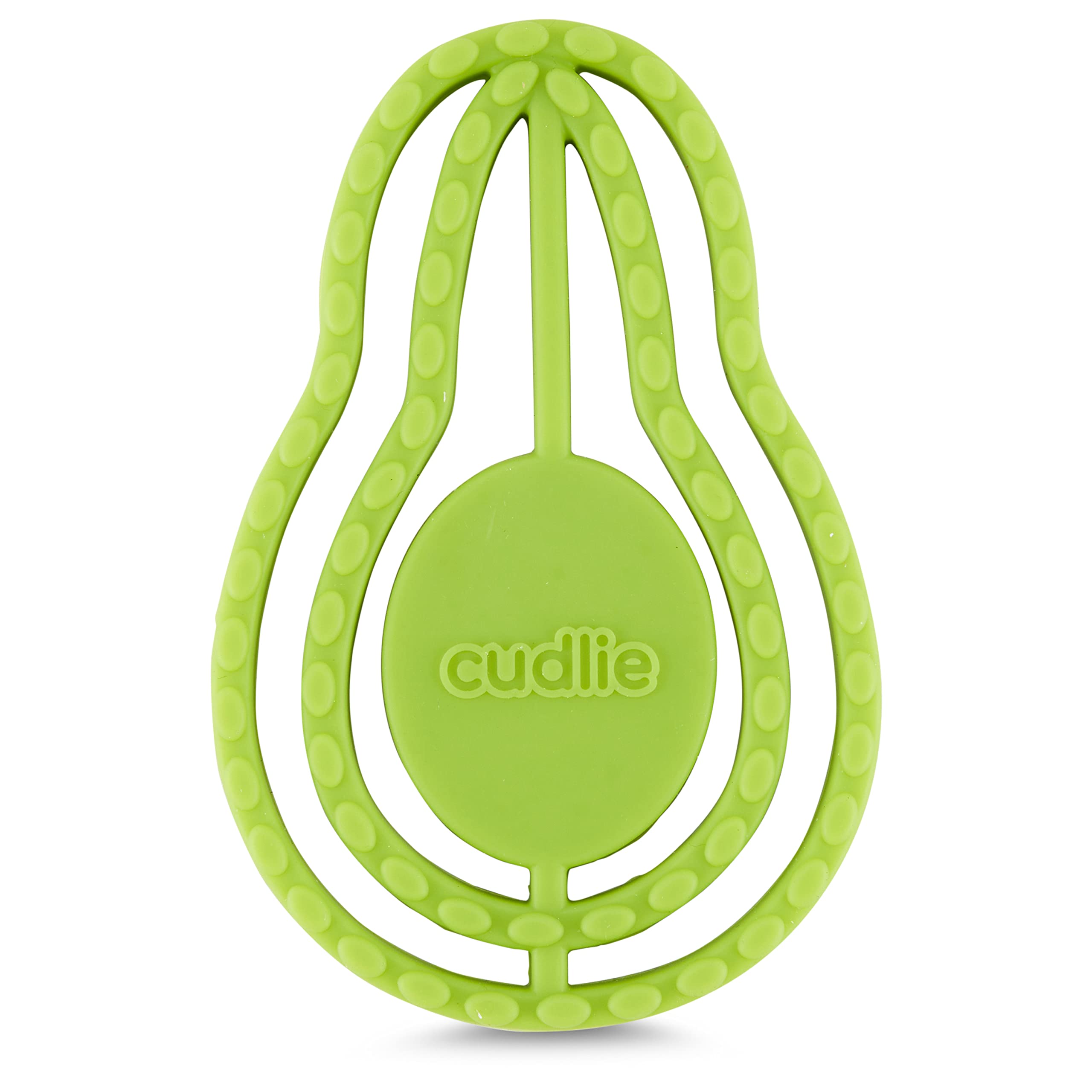 Cudlie 2-Pack Food Grade Silicone Teether - BPA Free, Fun Food Shapes for Soothing Baby's Sore Gums