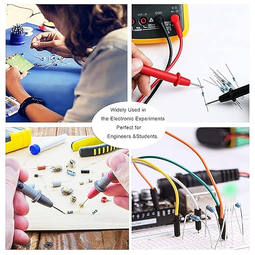 Miniatura 5 de 600PCS 1/4W 30 Valores 1% Película de Metal de Precisión Resistencia Electrónica Kit Surtido Set 10ohm-1Mohm