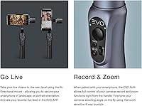 Vista 2 de EVO SHIFT Soporte de mano de 3 ejes para Smartphones iPhone y Android - Controles inteligentes de aplicaciones para panorámicas automáticas, lapso