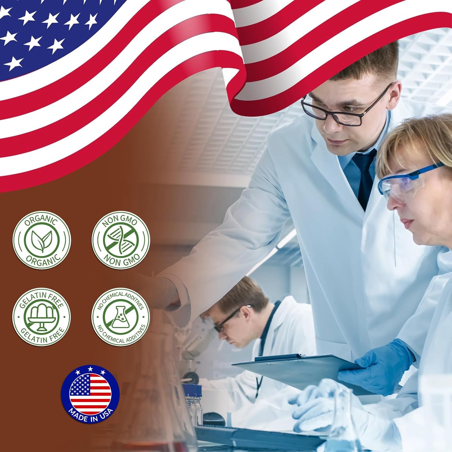 2 Pack 5000MG Mushroom Gummies for Men & Women - 10-in-1 Blend Mushroom Complex Supplement containing Lion's Mane, Brain and Immune Boosting, Blueberry Flavor, Non-GMO, 120 Counts - Image 6