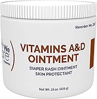 Vista 11 de Pomada de vitaminas A y D Dynarex sin lanolina - Crema protectora de vitamina A y D para cortes menores, quemaduras, sarpullido del pañal y piel