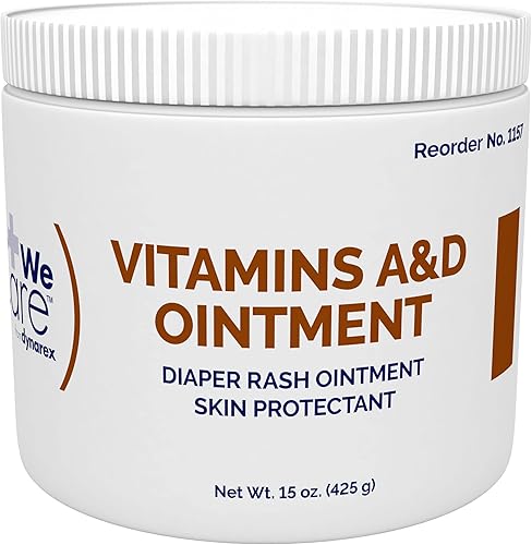 Miniatura 12 de Dynarex Vitaminas A & D Ungüento sin lanolina – Vitamina A y D ungüento protector para cortes menores, quemaduras, sarpullido del pañal y piel seca