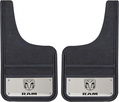 Plasticolor Ram Heavy Duty Front 12 X 23 Mud Guards, 12" x 23" Front Mud Guards 001835R01
