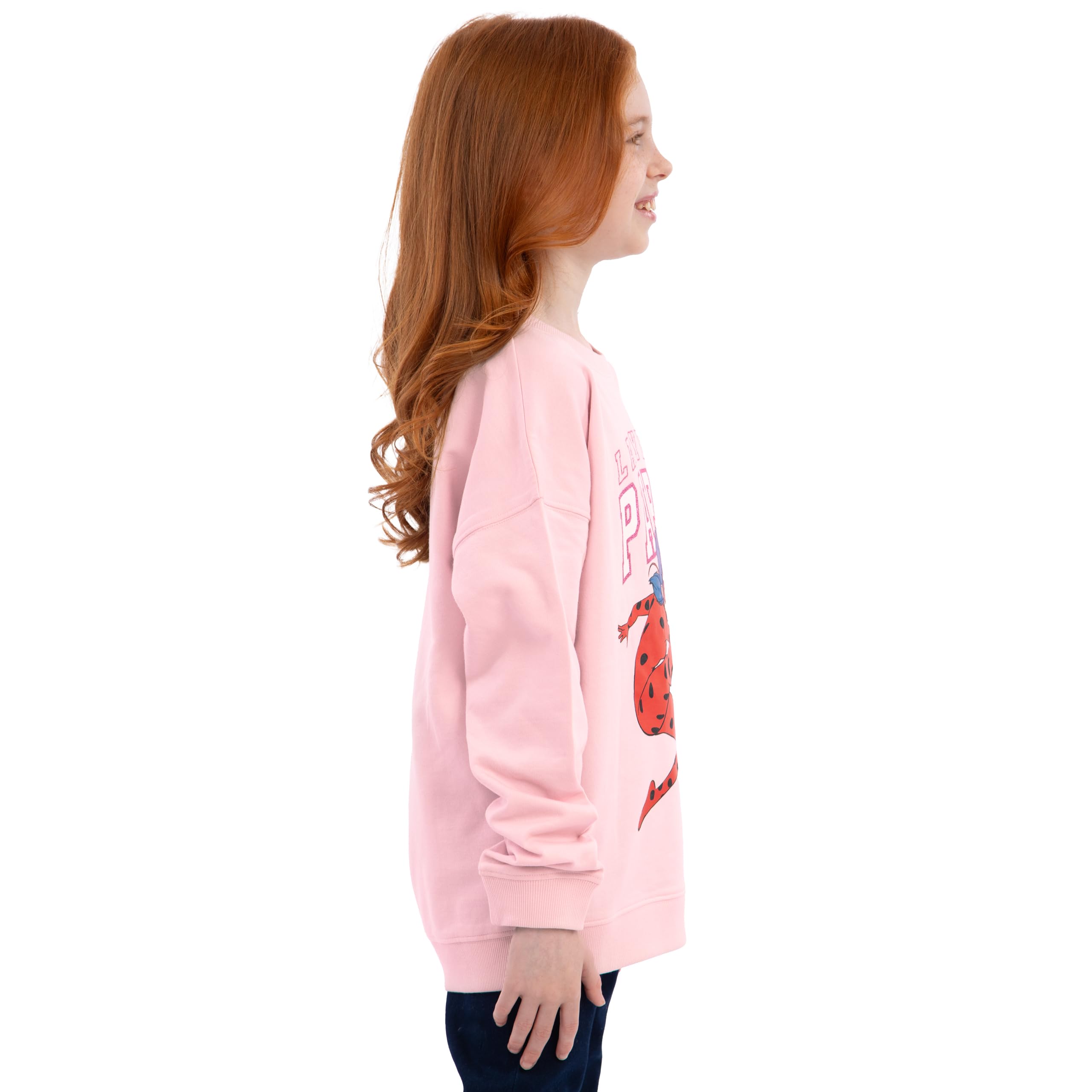 Miraculous Sudadera para Niñas, Jersey Ladybug Niña, Sudadera Infantil De Manga Larga
