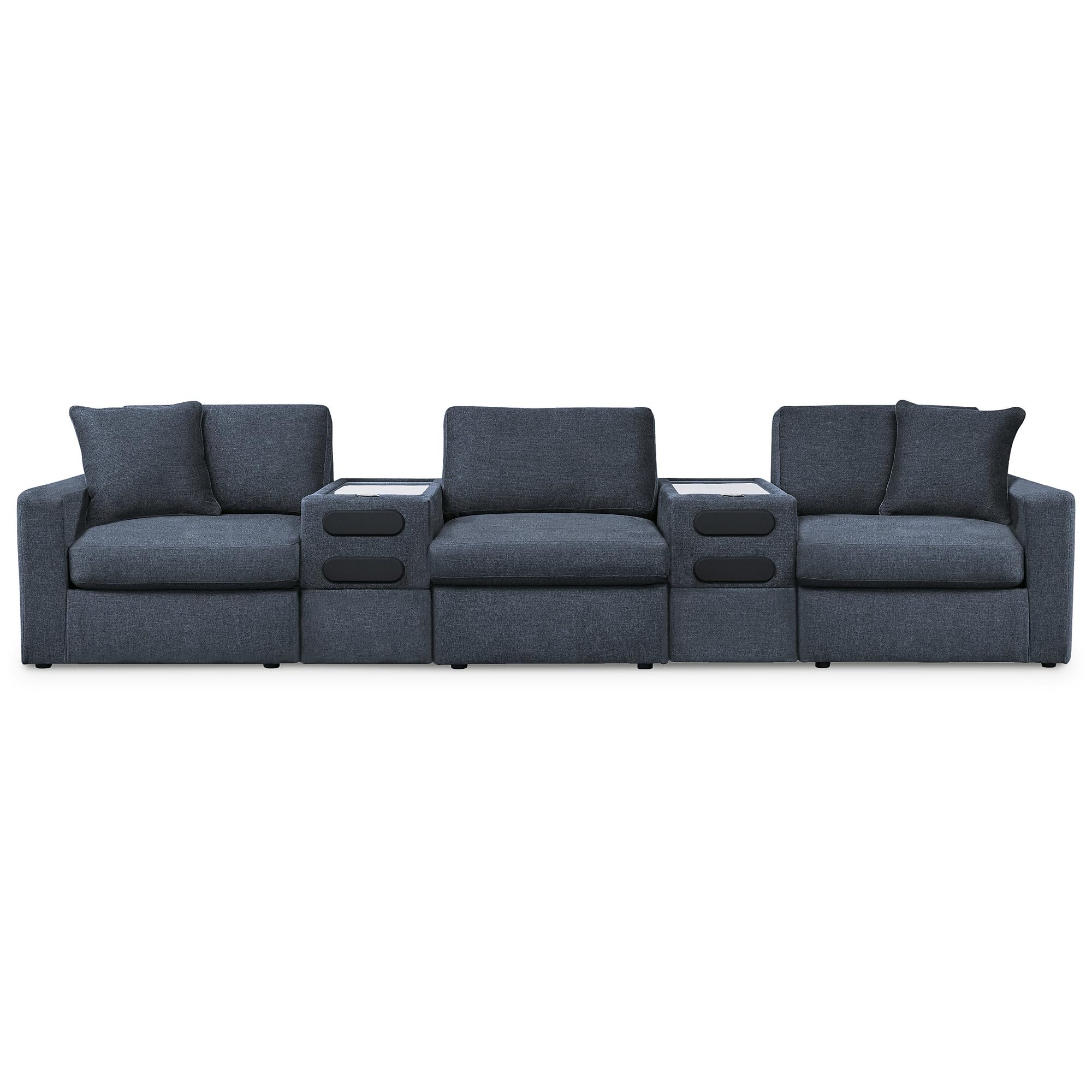 Signature Design by Ashley 5-Piece Modular Sectional with Audio Consoles