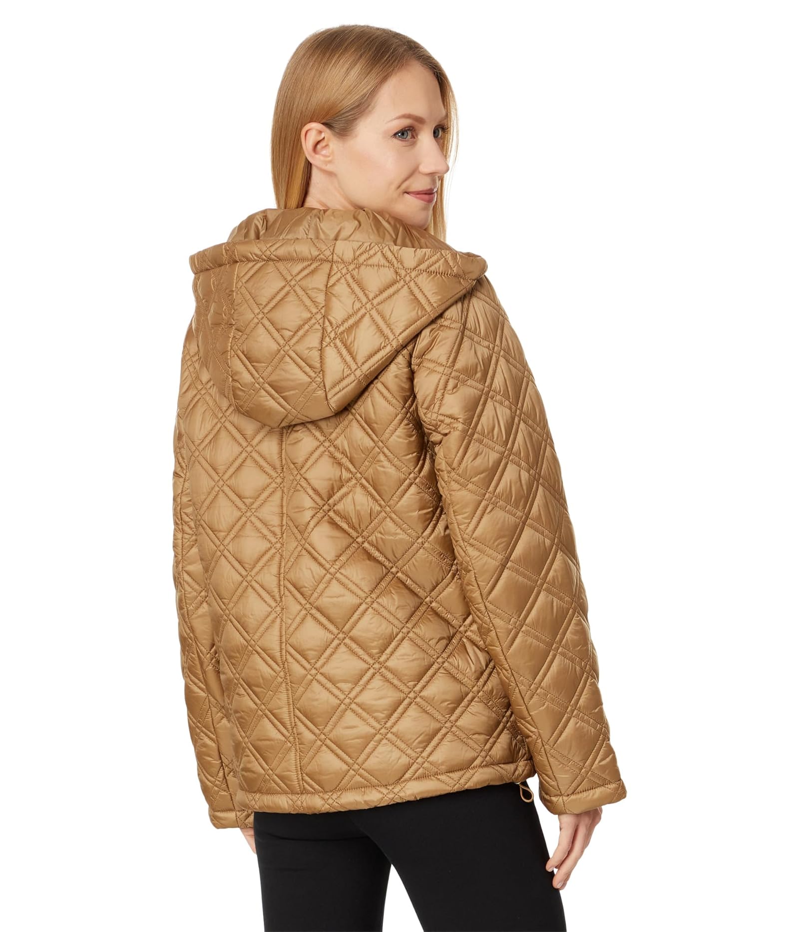 Woman's Coats & Outerwear MICHAEL Michael Kors Zip Front Quilt M426818BZ - 第 10/20 張圖片