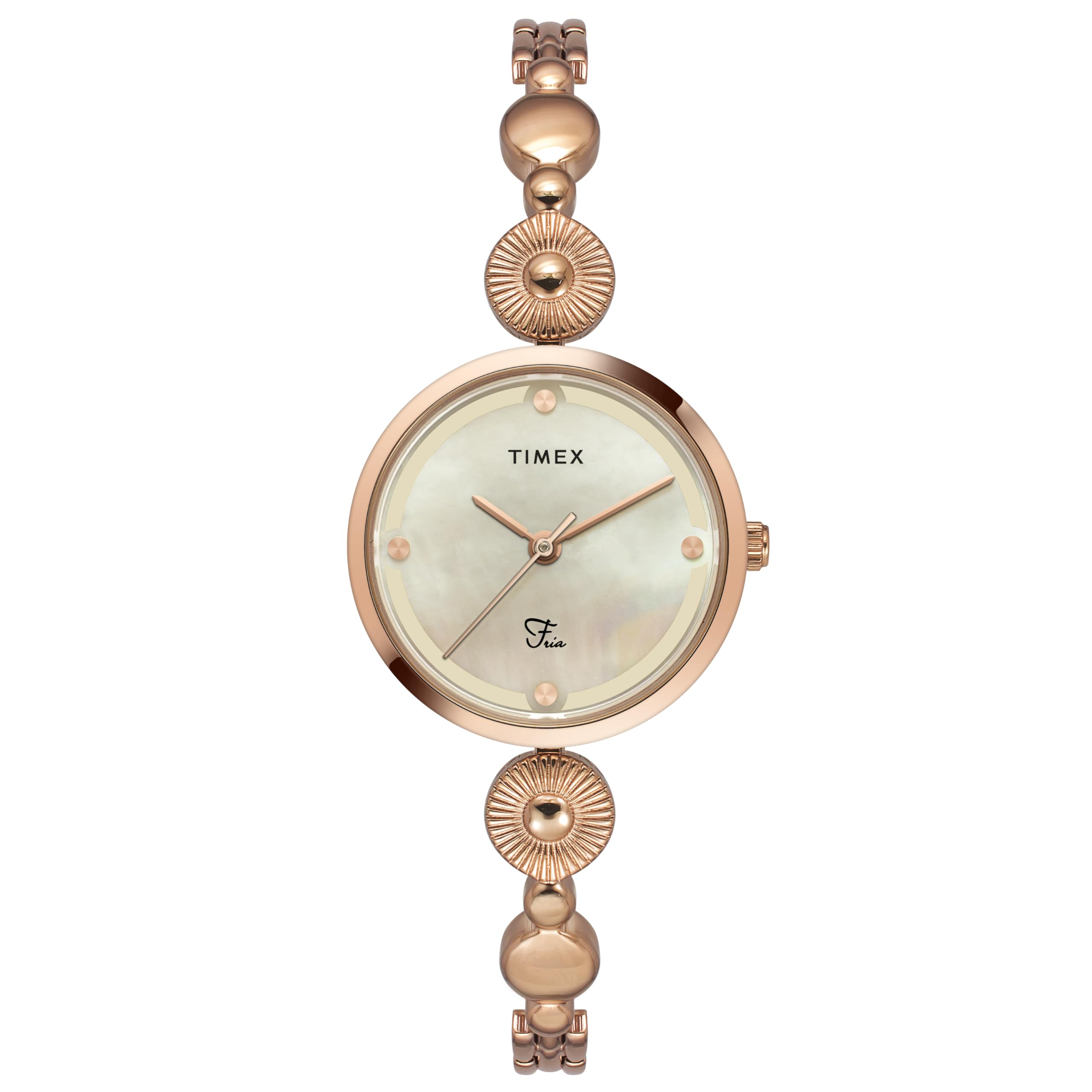 TIMEX Fria Women Off White Round Analog Watch - TWEL18201 (B0CJYC9BF4) Amazon Price History, Amazon Price Tracker