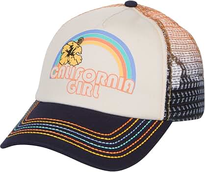 Amazon.com: California Girl Trucker Snapback Hat - Vintage