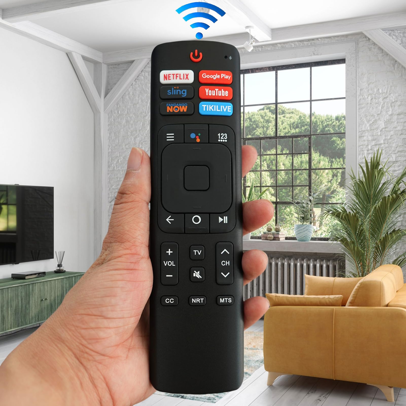 ERF3A69 Voice Remote Replacement For Hisense & Sharp Smart TVs - Universal Smart TV Remote Control
