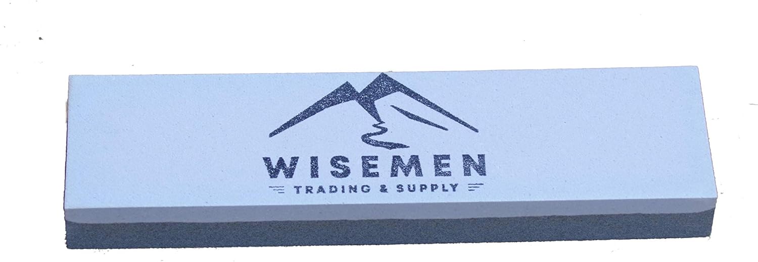 Wisemen Trading Arctic Fox Dual Grit Field Sharpening Stone, Sharpening Axes, Machetes, and Other Tools. …