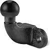 Amazon Basics Hitch Trailer Ball 50 mm Ball Diameter up to 3.500 kg Load Capacity E-Approved Approx. 13.0 x 13.3 x 9.8 cm Black