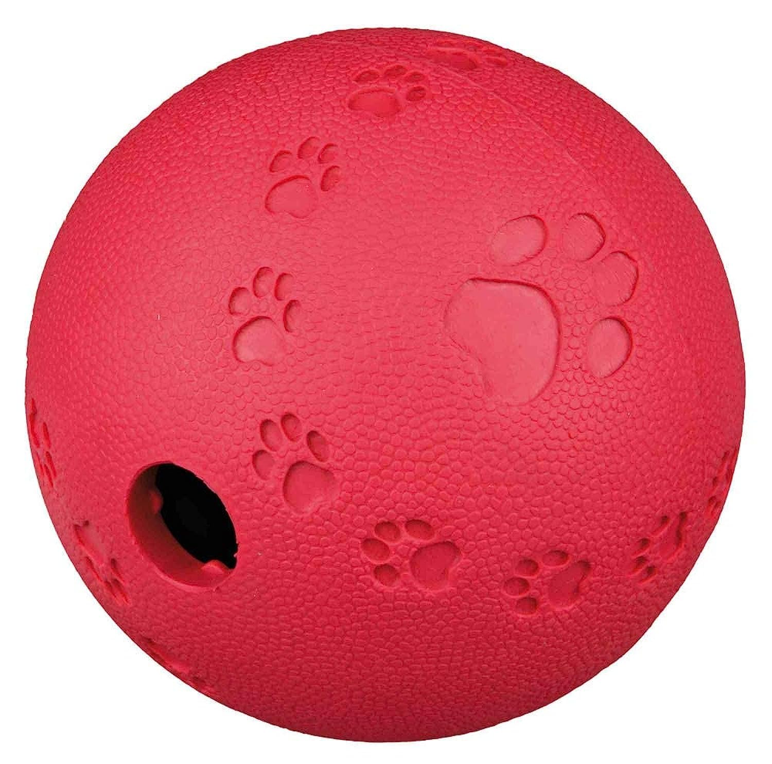 Trixie Snacks Ball Dog Toy, Level 2 Interactive Treat Dispenser Feeding Toy for Pets, Rubber, Quiet Rolling - Keeps Dogs Active & Entertained – M, ø 9 cm, Color May Vary (B09NMKZ9GF) Amazon Price History, Amazon Price Tracker