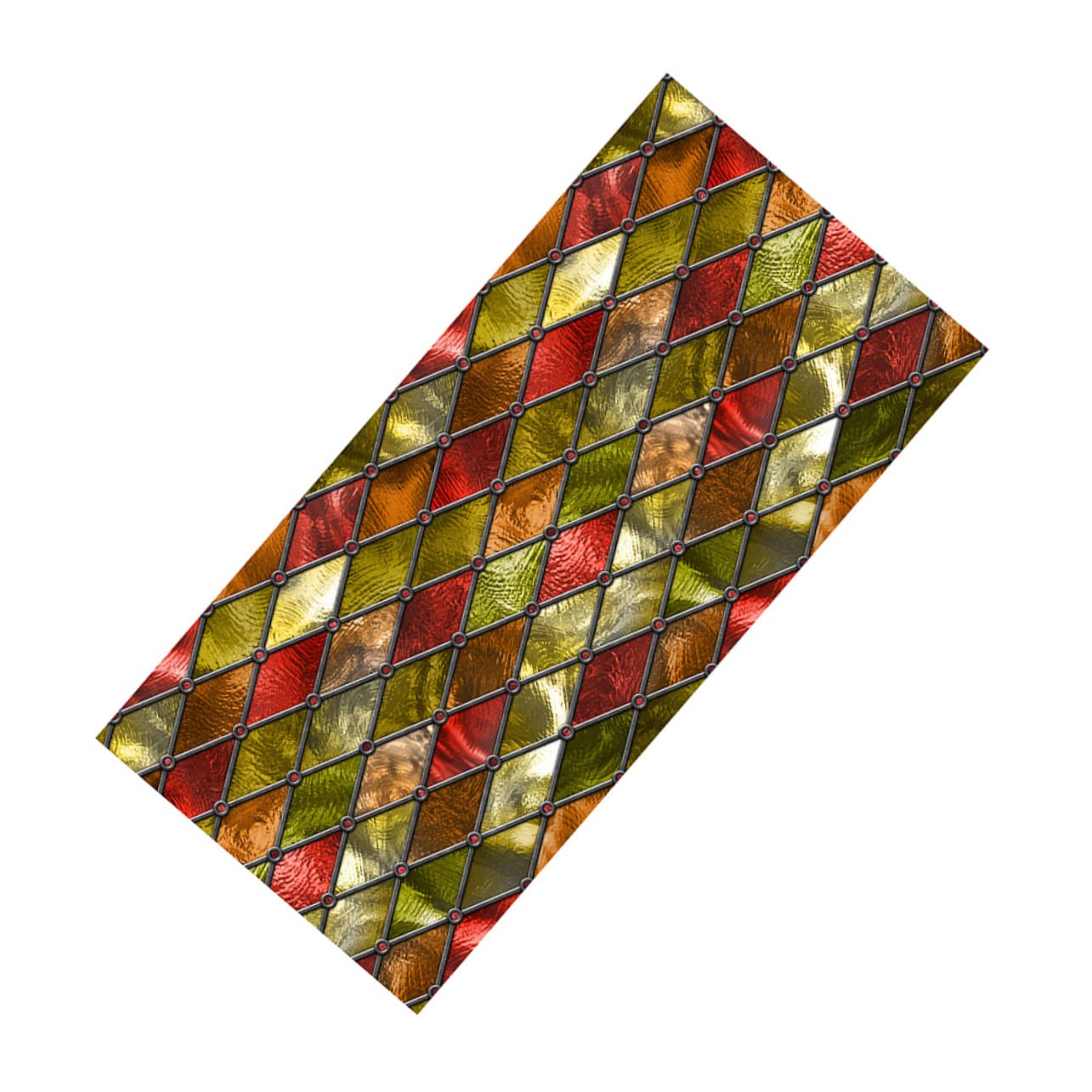 Film de fenêtre occultant amovible Homoyoyo 2 pièces avec motif décoratif pour vitrage