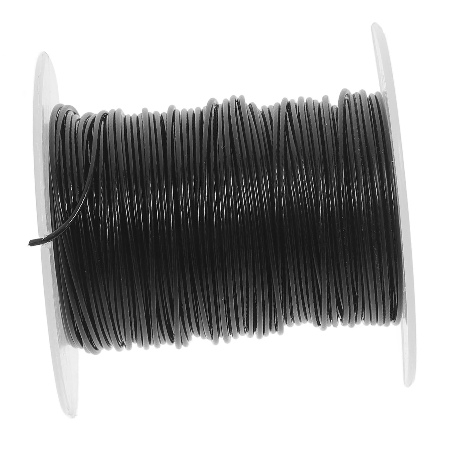 NAMOARLY Stainless Steel Cable Railing Kit 1mm Diameter Black PVC Coated Wire Rope for Outdoor Use 98.4ft Heavy Duty Hanging Wire Rope Kit