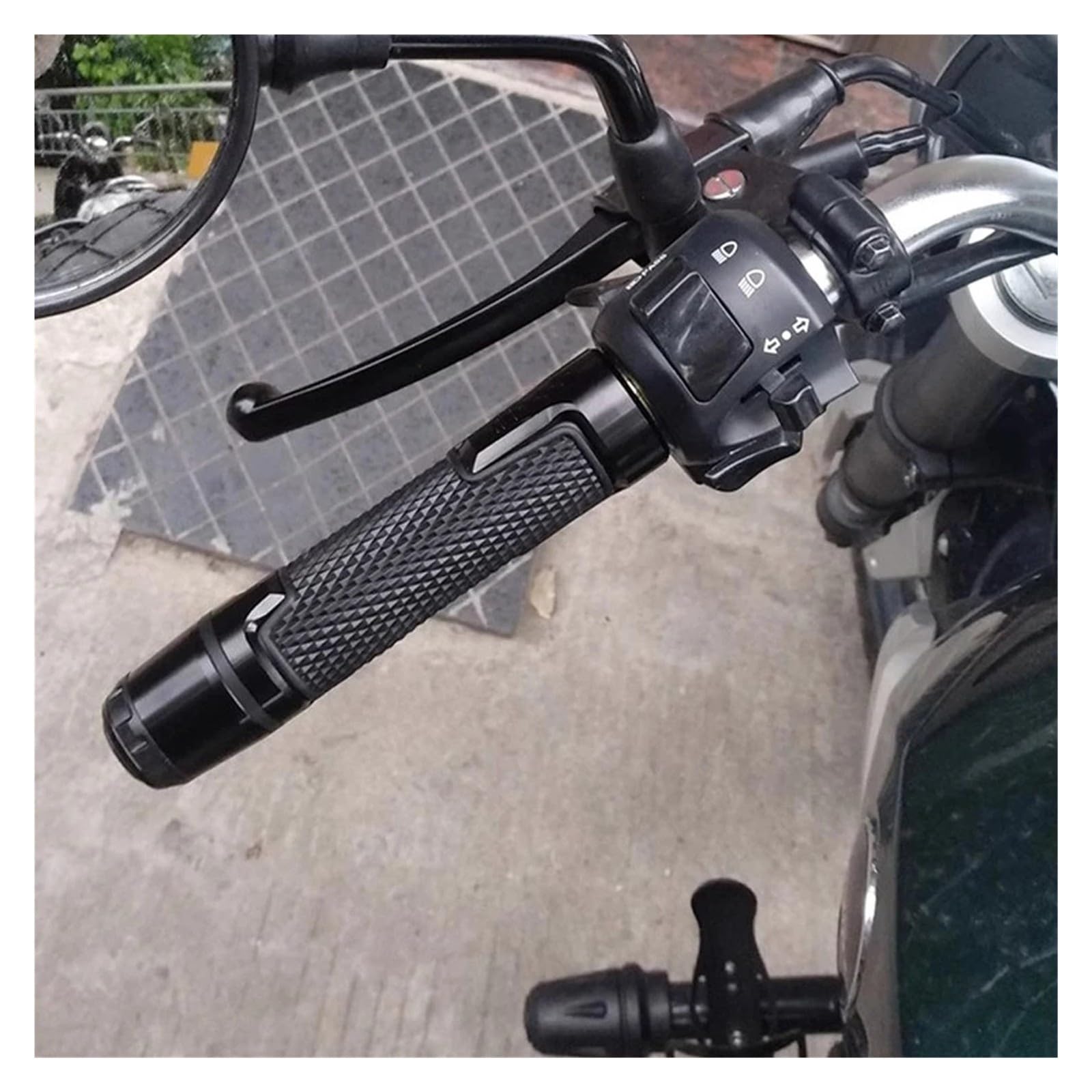 Aluminiowe CNC regulowane dźwignie sprzęgła hamulca, nieoryginalne uchwyty sterujące motocyklem kompatybilne z Honda NC750 NC750S 2016-2023(Red)