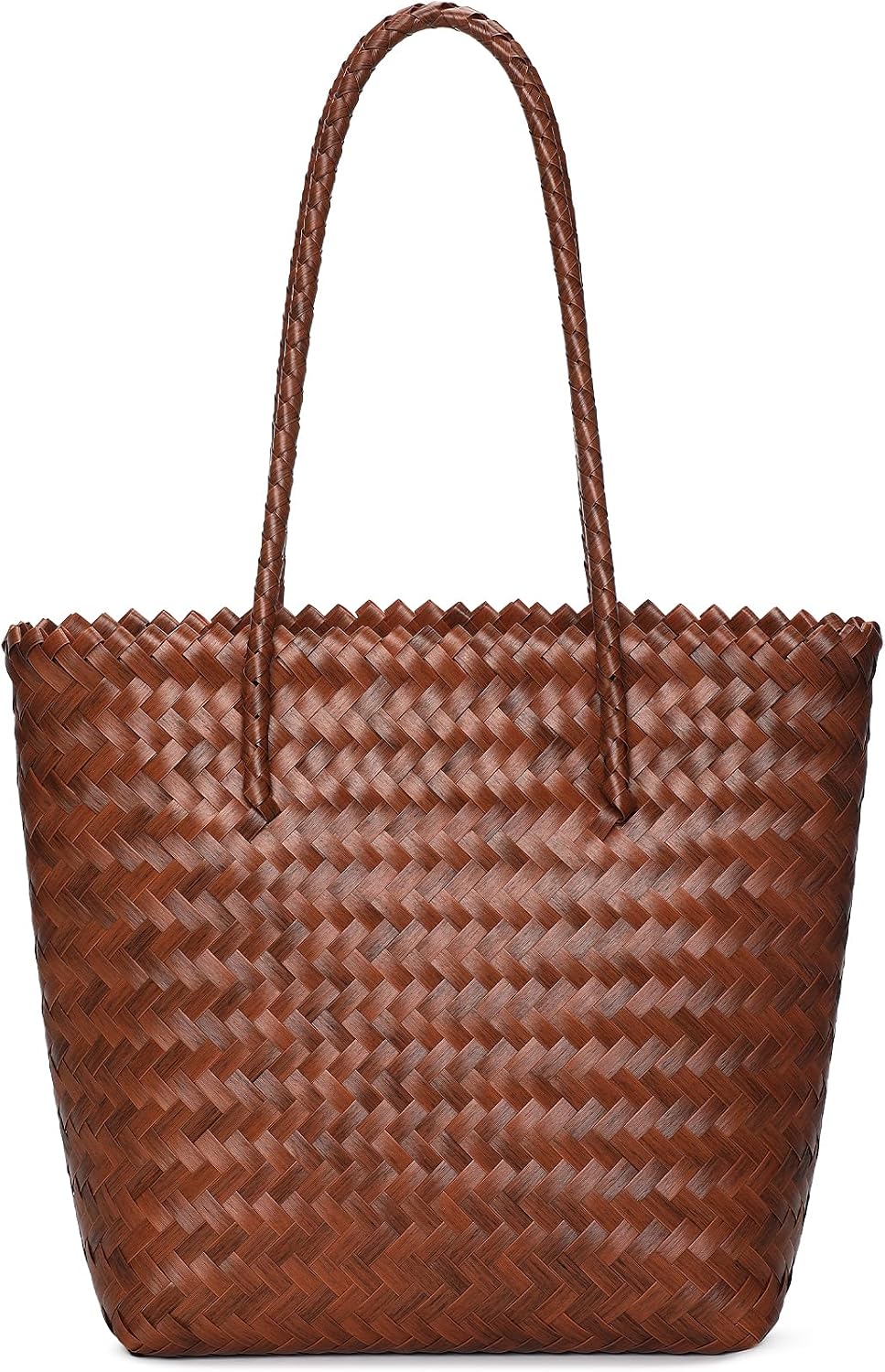 Tavaleu Straw Beach Bags for Women, Tote Handbag Shoulder Bag for Women, Beach Straw Purse Buckets Summer Fashion Hobo Bags