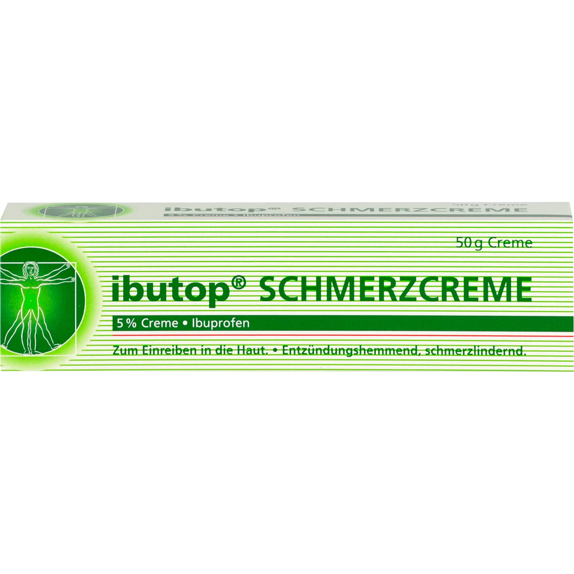 IBUTOP Schmerzcreme 5% – Ibuprofen-haltige topische Schmerzlinderung (50 g)