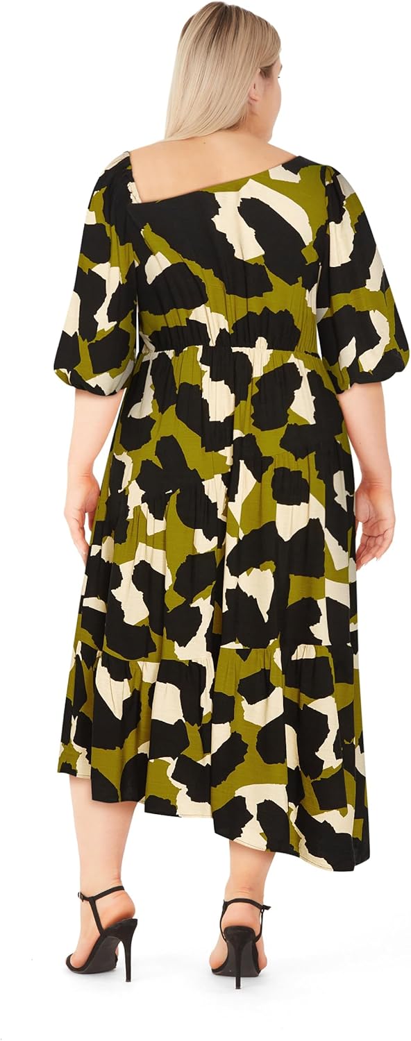City Chic Women's Plus Size Dress - Jenie Print - Image 2