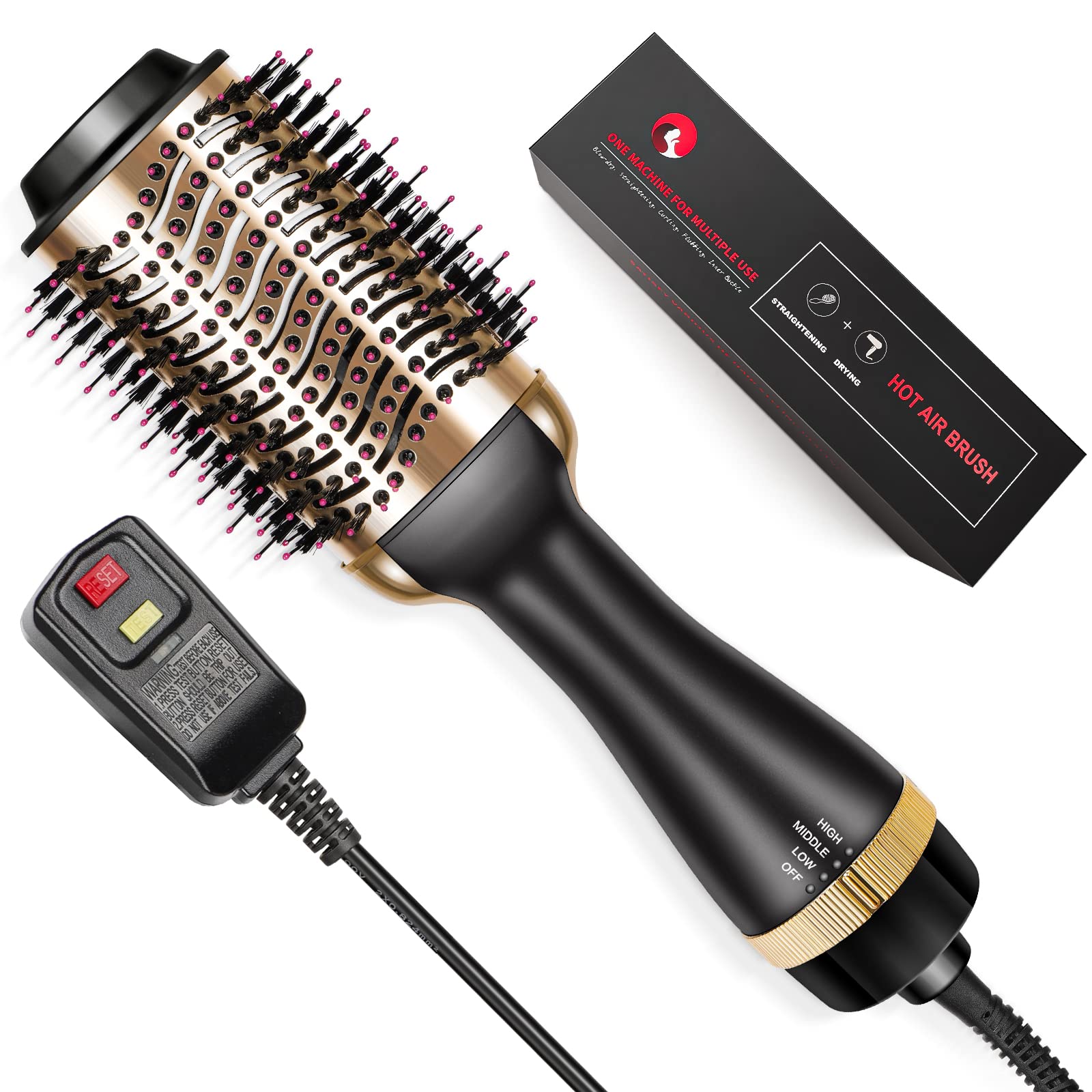 Buy Homipooty Hair Dryers Brush, 3 in 1 Hot Air Brushes Brush for