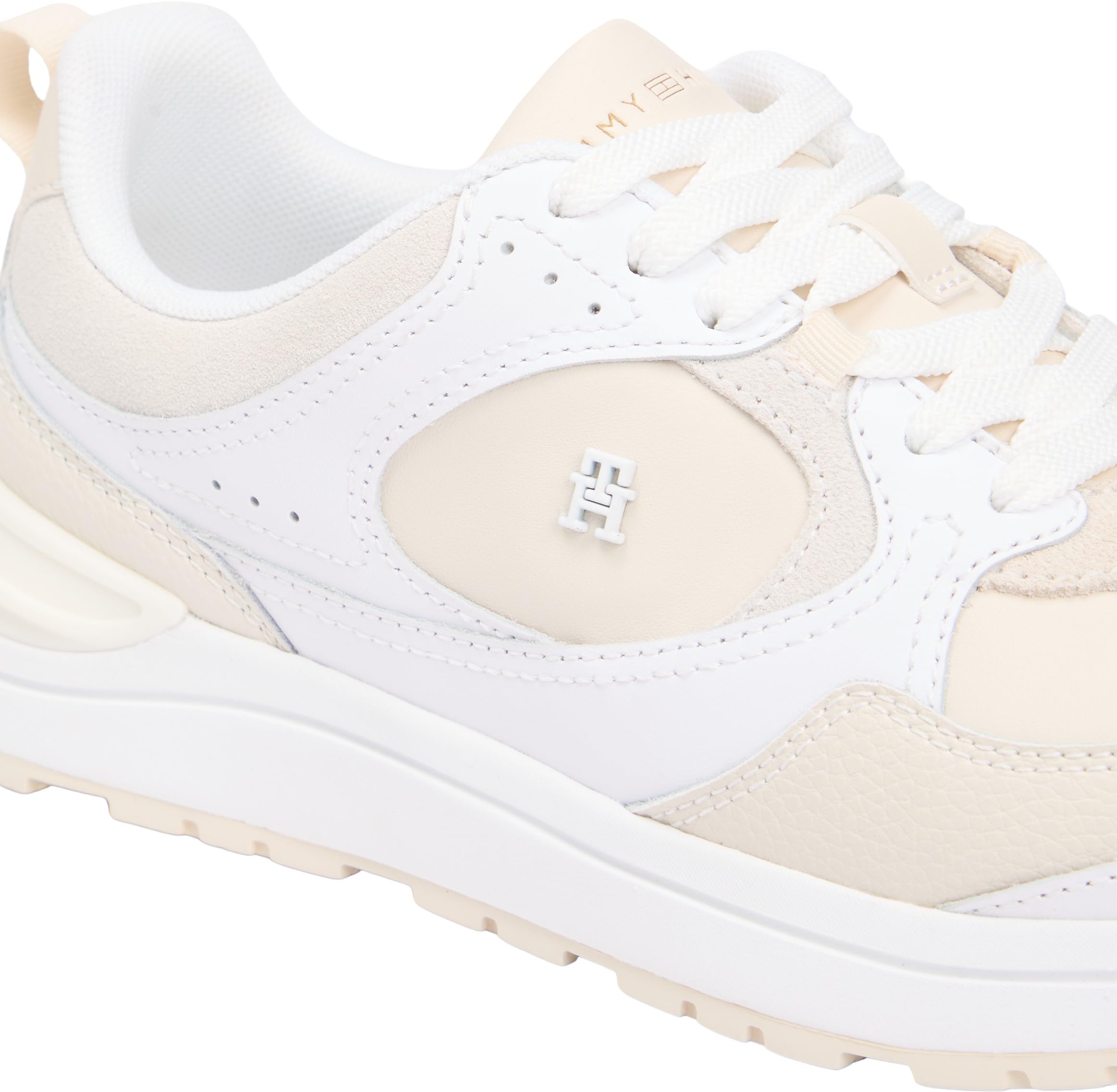 Tommy Hilfiger Casual Fashion Runner Mix Mat Fw0fw09034, Parte Superior Baja Mujer