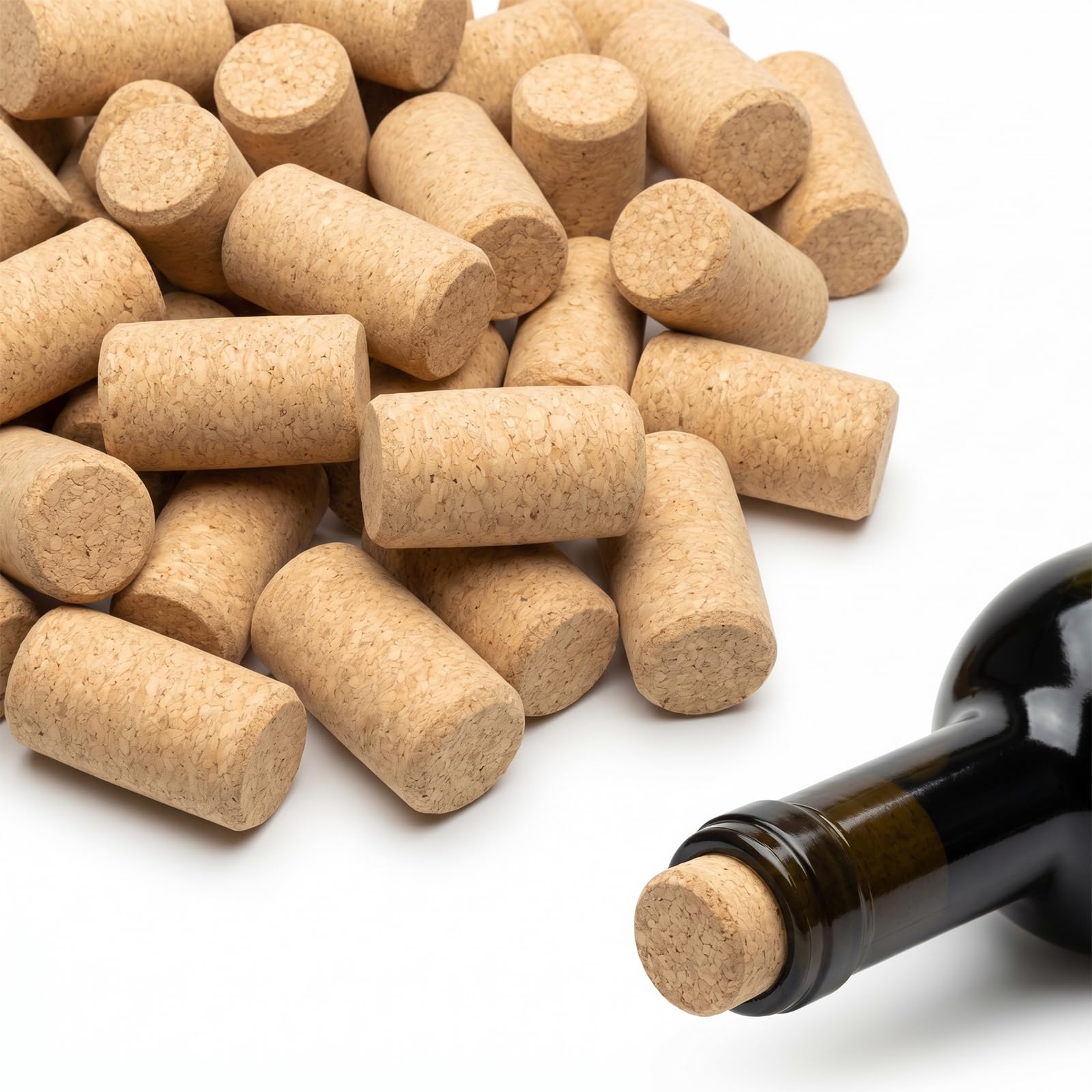75 Pcs Wine Corks for Crafting, Bottle Corks for Bottles (21 x 40mm)
