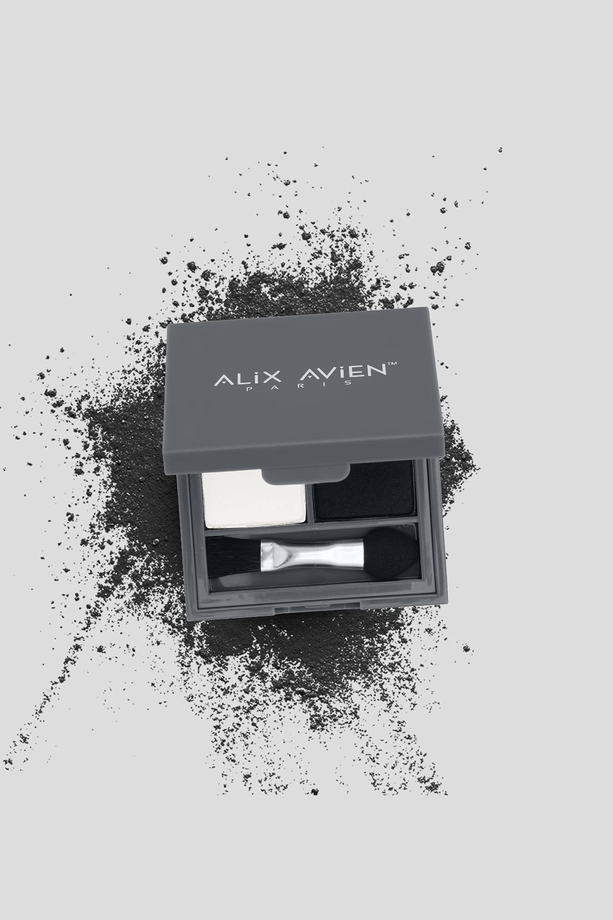 ALIX AVIEN Göz Farı - Duo Eyeshadow 201 Pearly White & Black Velvet 3 g