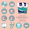 StopEver Well Tooth Toothpick Floss Pack of 3 | Mint Flavored | 150 Pieces (3 x 50) | Ideal for Interdental Cleaning, Oral Hygiene and Daily Use
