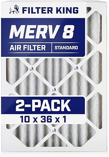Filtro Filter King hvac, plisado, filtro de aire para horno, aire acondicionado, protección contra moho y polen, reducción de alérgenos, aumenta la