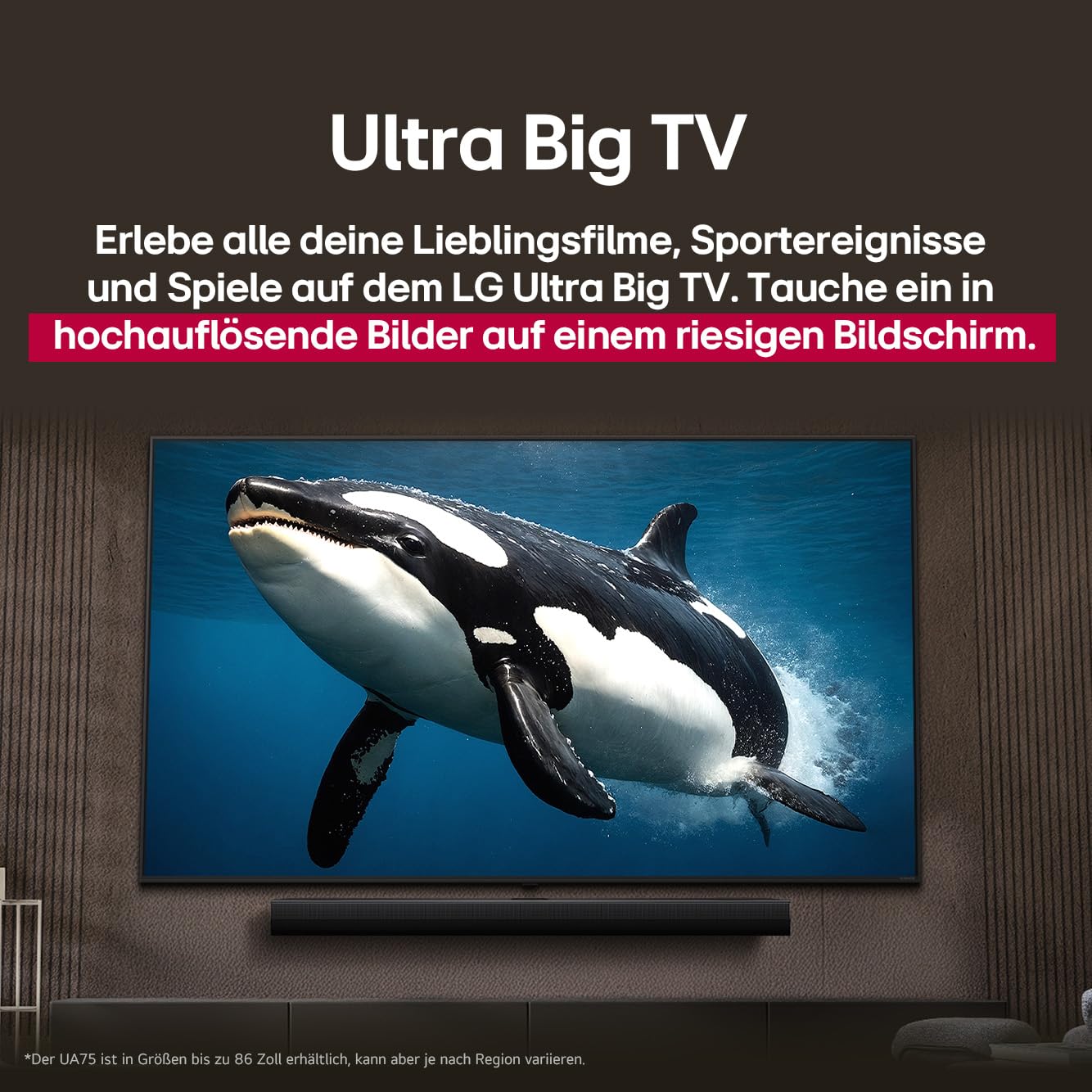 LG 43UA75006LA TV 43 Zoll (109 cm) 4K UHD AI TV (α7 Gen8 4K AI Prozessor, webOS 25, 60Hz) [Modelljahr 2025]
