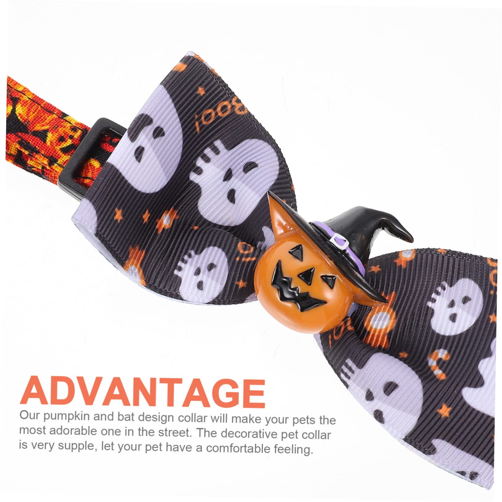 YARNOW 8 Pz Collare per Animali Domestici Catena per Il Collo Dell'animale Domestico Morbidi Collari per Gattini Collane per Animali Domestici di Halloween Collare per Gatti Poliestere