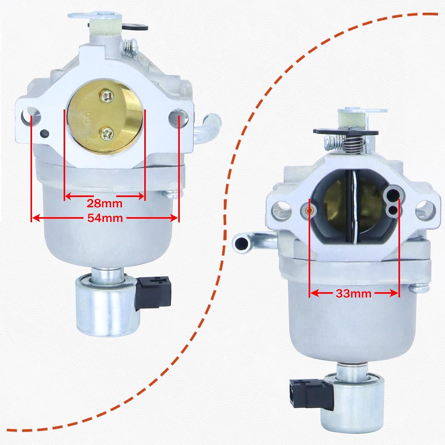 22-853-02-S Carburetor Fits for Kohler KS530-3011 KS530-3012 KS540-3011 KS540-3014 KS590-3011 KS595-3018 Lawn Mower Engines