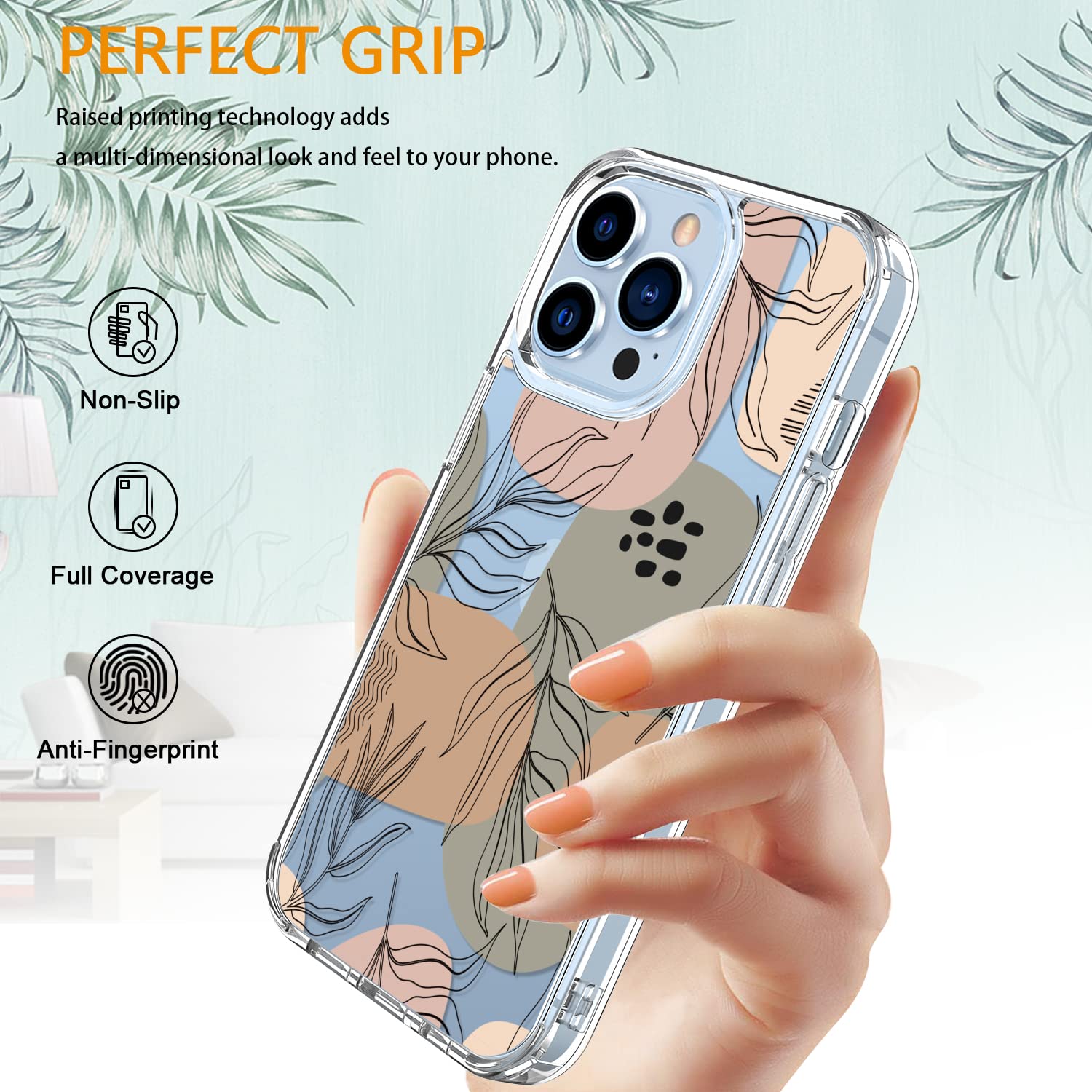 Jacyren Coque De Protection Pour IPhone 13 Pro Avec Support Hidden - 6D - Plating Astronaute - Coque De Protection à 360 ° - Avec Support - Pour IPhone 13 Pro