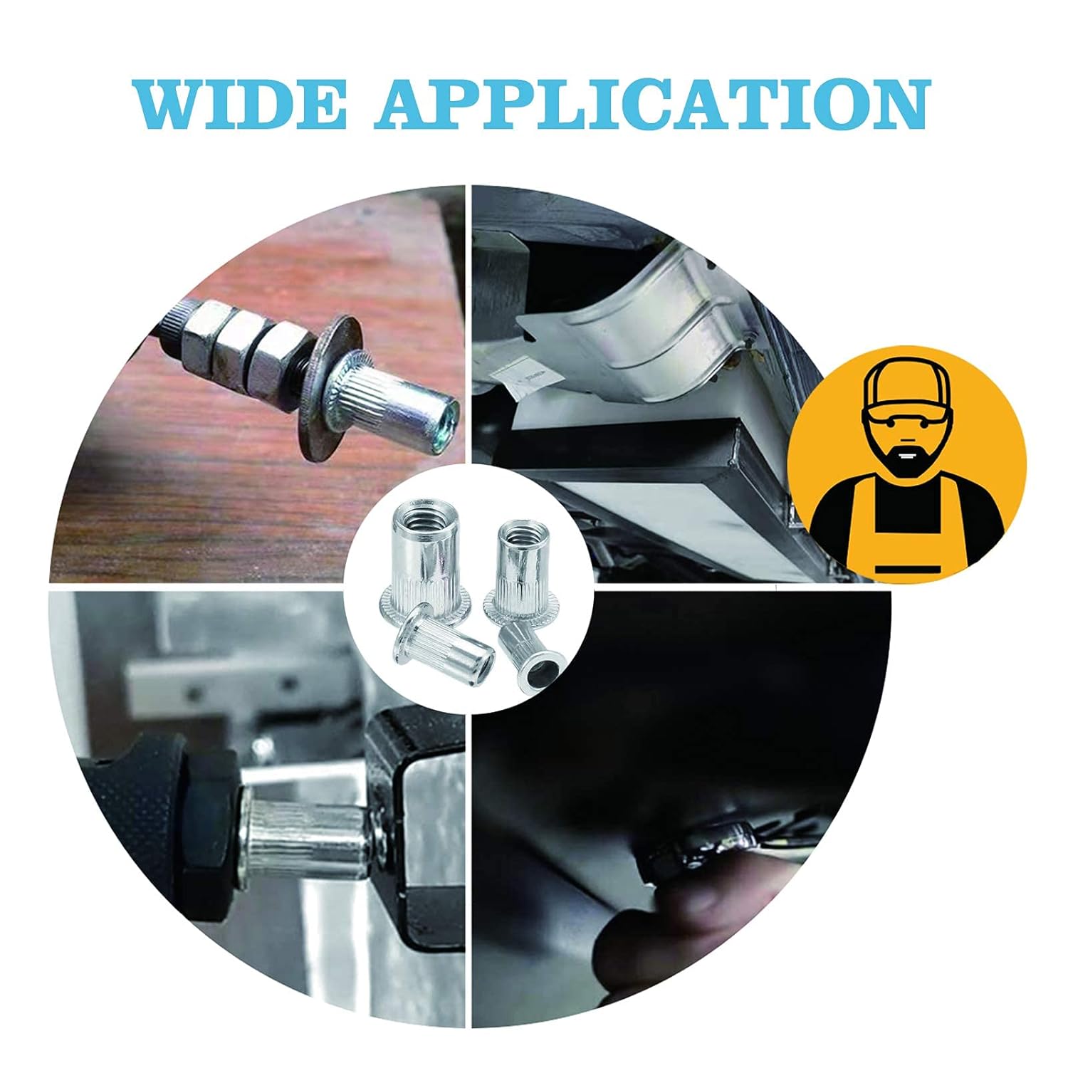 #14 x 7 Deck Screws (140Pcs) 2lb. Carbon Steel, Bronze, Truss Head, Rust Resistant epoxy Coated, with T30 Torx Bit by SG TZH