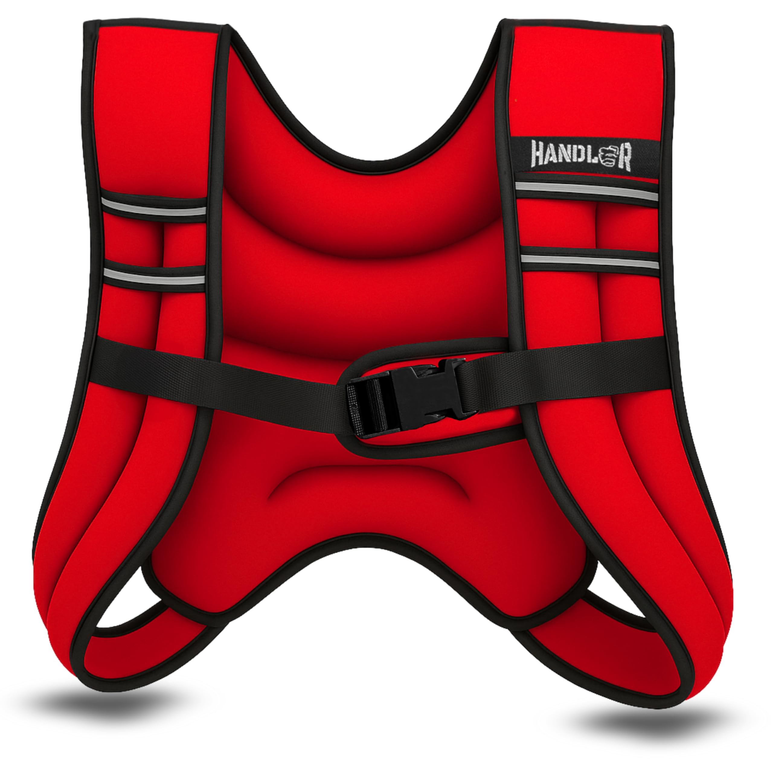Handler Durable Body Weighted Vest for Men & Women, 2.5 Kg / 5 Kg / 7.5 Kg / 10 Kg Weight Vest with Reflective Stripe for Workout | Gym Equipment | Fitness jacket| Workout Equipment, Muscle Building | Military Equipment | Weight Loss, Weightlifting, Adjustable Vest Belt-image-38