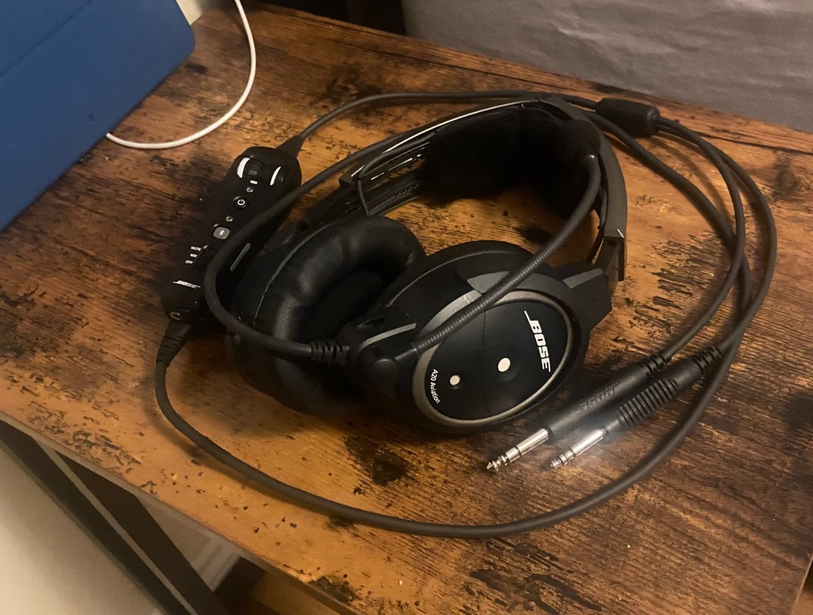 35/mo Finance Bose A20 Aviation Headset with Bluetooth Dual Plug Cable, Black Buy Now, Pay