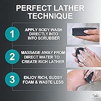 Vista 8 de Nuevo exfoliante de silicona exfoliante Avilana fácil de limpiar, ecológico, larga duración, y más higiénico que el lufa tradicional., Total 1, Rosa