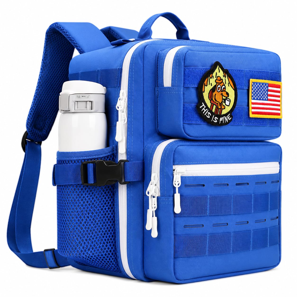 9L Mini Tactical Backpack for Men Women,Small Military Tactical Backpack for Sport,Gym,Hiking,Travel,Camping (Navy Blue)