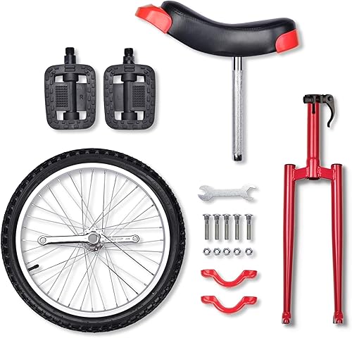 Miniatura 116 de AW Rueda de 16/18/20/24 pulgadas, asiento ajustable para exteriores, para adultos, niños, deportes al aire libre, ejercicio de fitness, para elegir