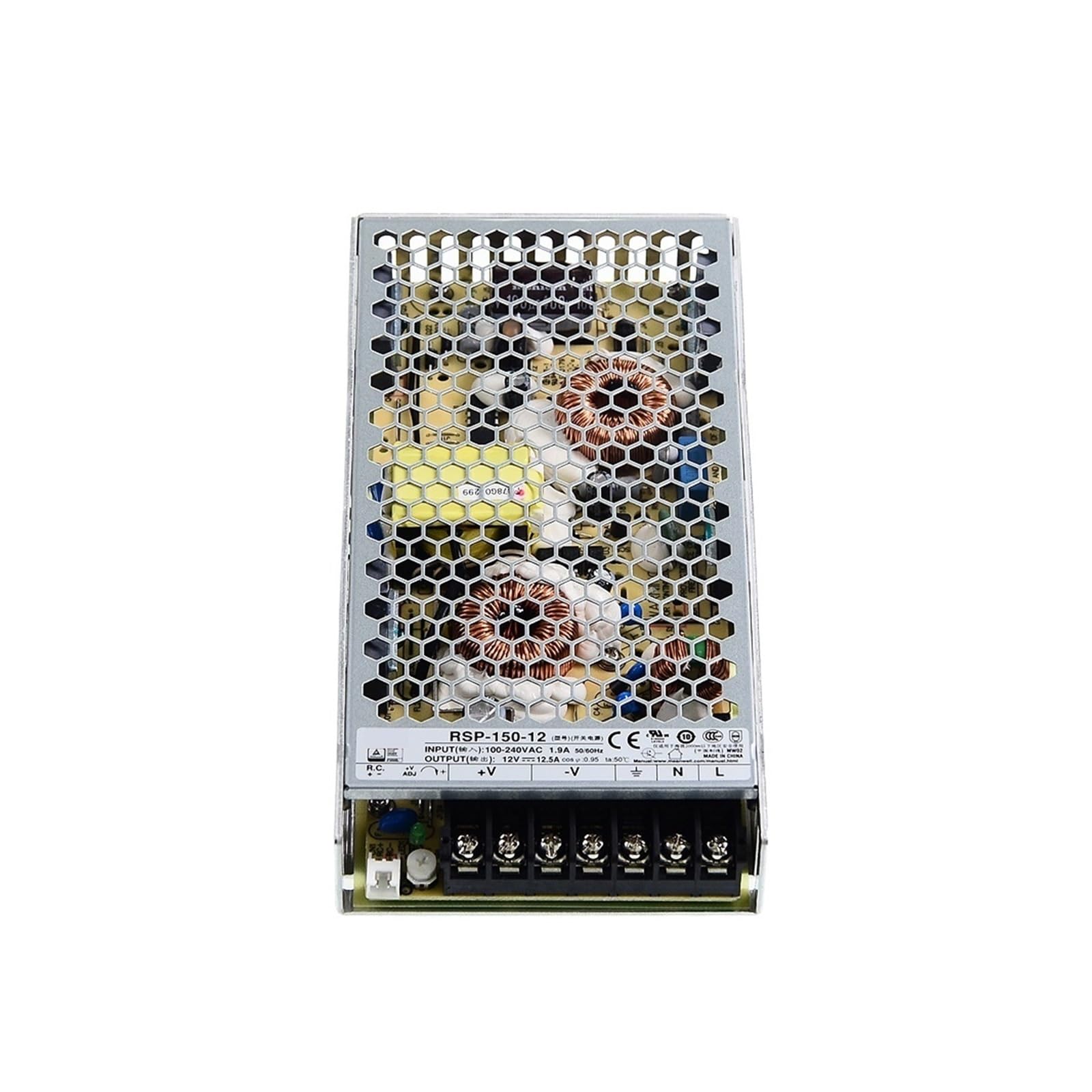 JJKKOZVQF RSP-150-12 12VDC/12.5A/150W Single Output with Power Supply
