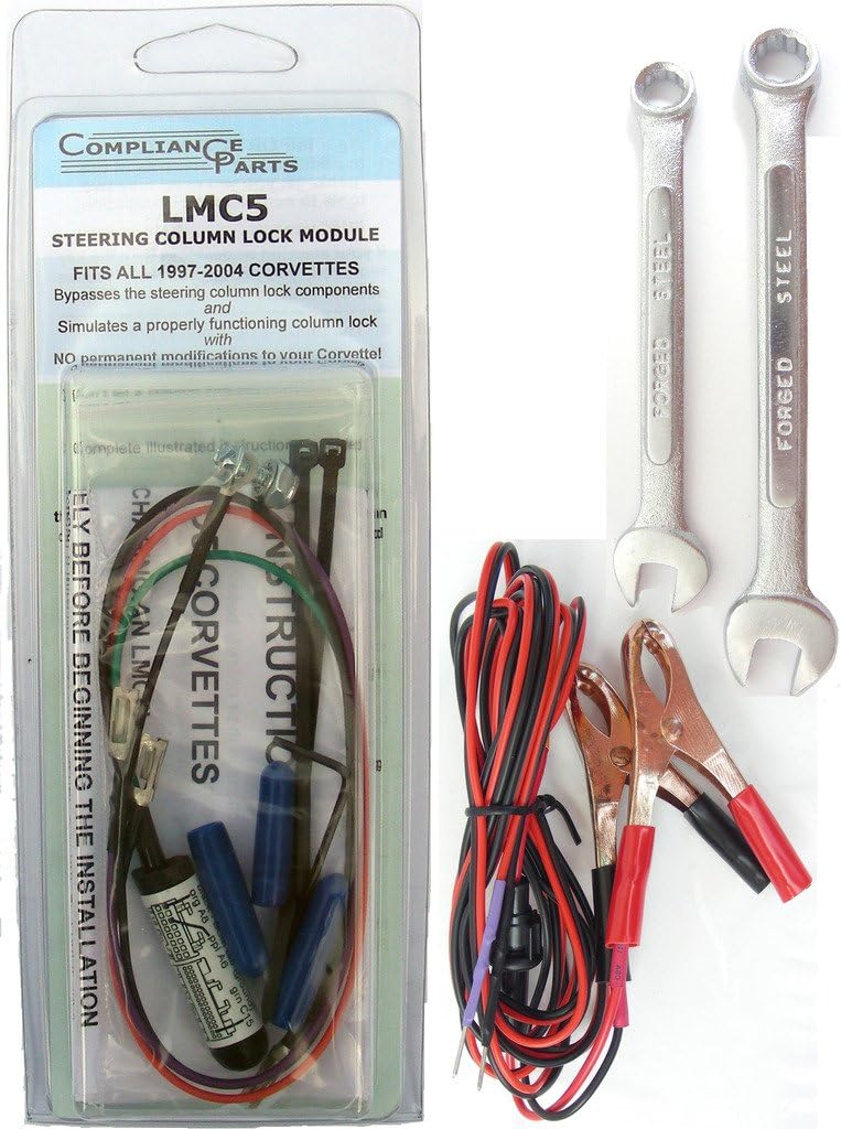 LMC5 Module with Unlocker and Tool Kit - C5 Corvette steering column lock bypass module with unlocking device and tool kit