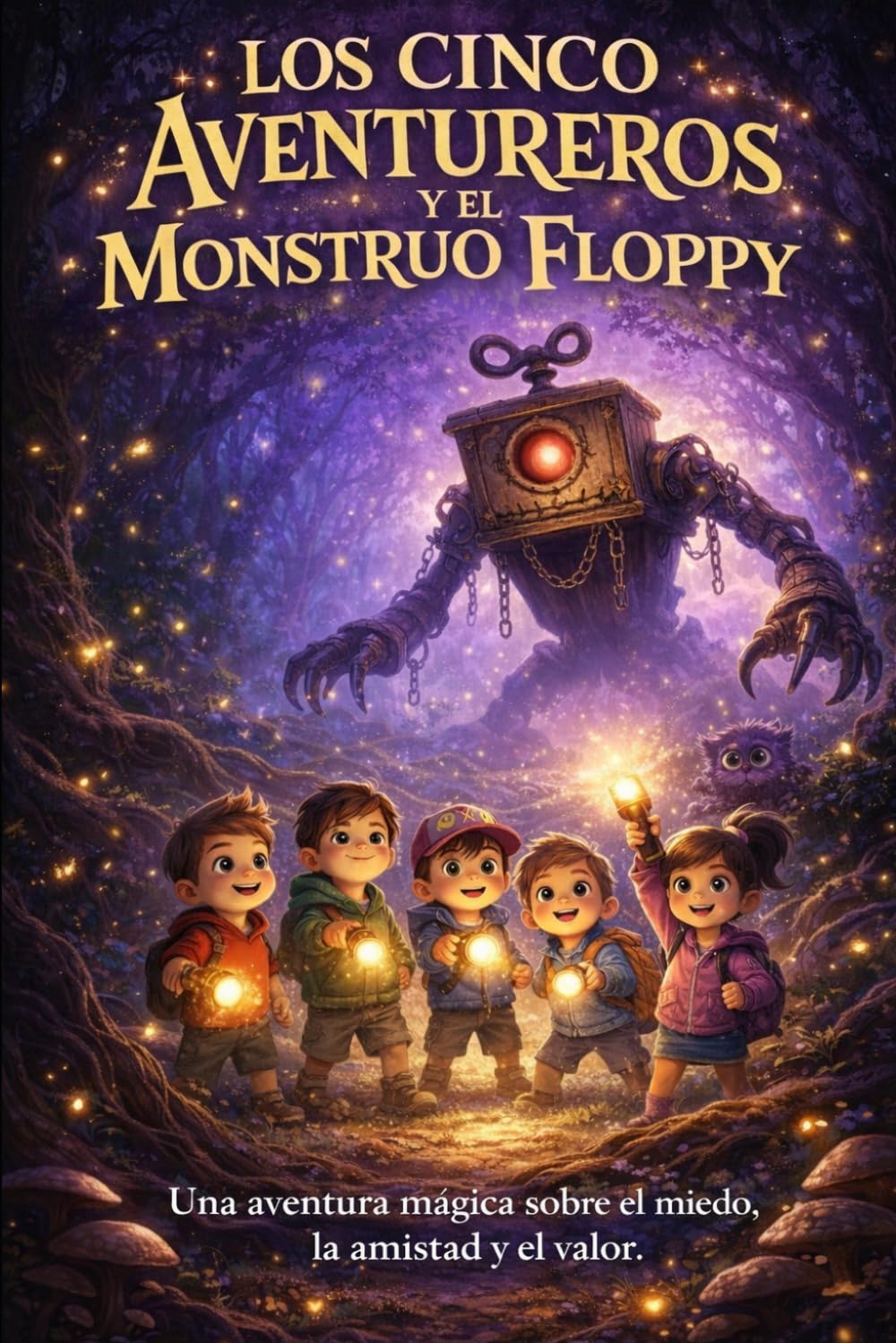 LOS CINCO AVENTUREROS Y EL MOUNSTRO FLOPPY: Una aventura magica sobre el miedo, la amistad y el valor