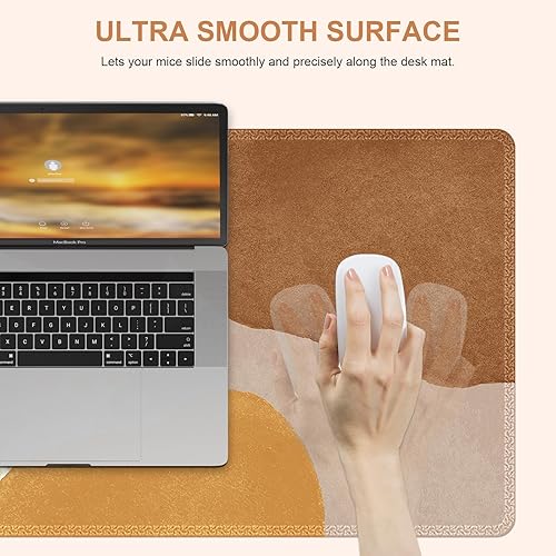 Miniatura 3 de HAOCOO Alfombrilla de escritorio para escritorio, alfombrilla de escritorio para computadora, alfombrilla de mouse grande para escritorio,
