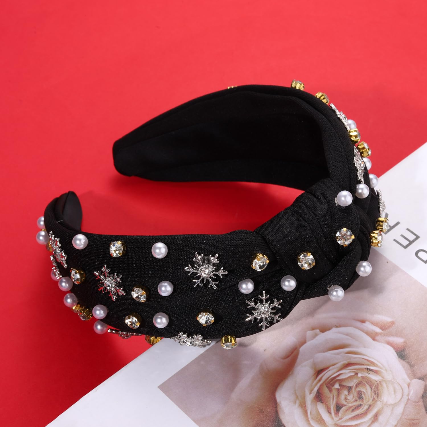 Amazon.com : Christmas Headband for Women Rhinestone  display picture 2