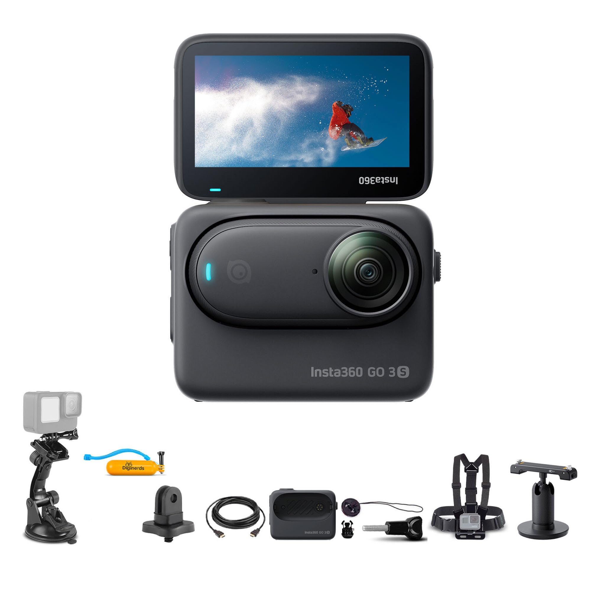 Amazon.com : Insta360 GO 3S (Black) 128GB Tiny Mighty 4K Action