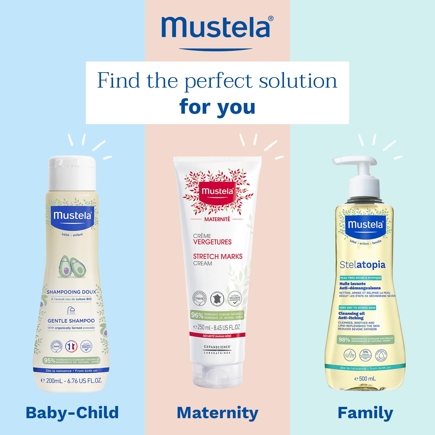 Mustela Bébé Shampooing Doux Flacon Capsule 200 ml